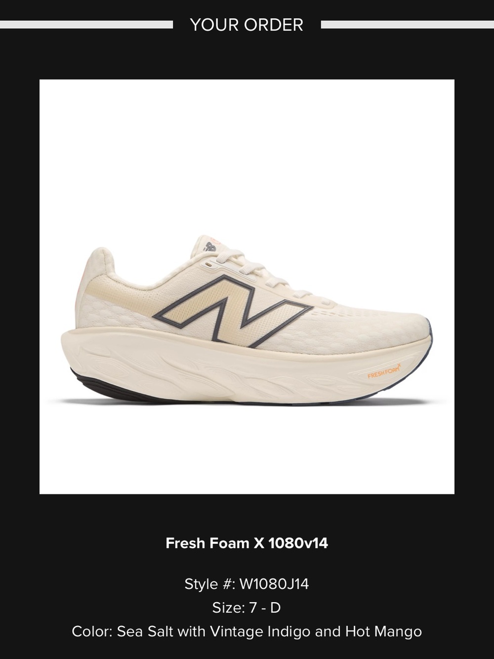New balance 1040 v14 fresh foam